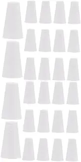 ULTECHNOVO 2sets Plastic Blind Cord Pulls Elegant Window Curtain Tassels for Vertical Blinds Household Use Smooth Touch Versatile Drop Knobs Replacement Accessories 15pcs*2