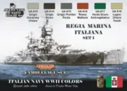 Lifecolor Italian Navy WWII Acrylic Paint Set