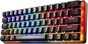 SteelSeries Apex Pro 60% Wireless (Mini) 0.1-4.0mm Adjustable Hyper-Magnetic Rapid Trigger OmniPoint 2.0 Switch Mechanical Gaming Keyboard (US Layout) - World’s Fastest Gaming Keyboard