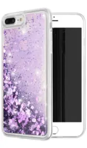 Double Layer Design Bling Glitter Flowing Liquid Floating Sparkle iPhone Case