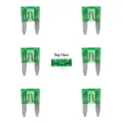 30A Amp 6x Mini Blade Fuse APM ATM Motorcycle Automotive Trip Spade Set Kit