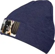 [YANYU] French Bulldog Print Windproof Hat Beanie Hat Winter Hat Beanie Hat Soft Knit Cap for Men and Women