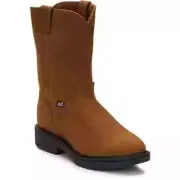 Justin Boots Men's Conductor Work Boot (4760) Color Hazel Brown 10EE