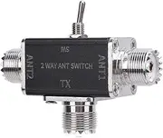 2 Way CB HAM Antennae Switch, Dual Direction Coaxial Switch for IC 705 Shortwave Radio, 100W, 239 Connector, for 1 to 30MHz HAM CB HF VHF UHF Radio