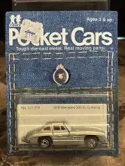 Tomy Tomica Pocket Cars F19 1956 Mercedes Benz 300SL Gullwing 1/63 Diecast Nice!