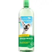 TropiClean Fresh Breath Dental Health Solution for Dogs Original 473mL