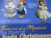 11p Nada Christensen Miniaturist Doll History Article / Leis