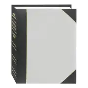 BT-46 White Ledger Le Memo Album 200 Pockets Hold 4x6 Photos