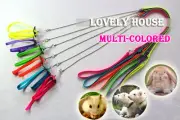 Adjustable Ferret Harness/Baby Rabbit/Hamster Rat Mouse Leash Lead with bell