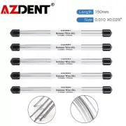 5Pack Dental Orthodontic Lingual Retainer Wires Stainless Steel Flat Twist Wires