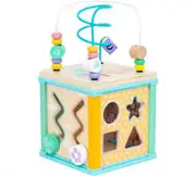 Wonder Co Grow Aqua Wooden Activity Cube