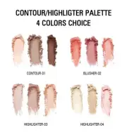 3 Panel Contour and Highlighter Palette