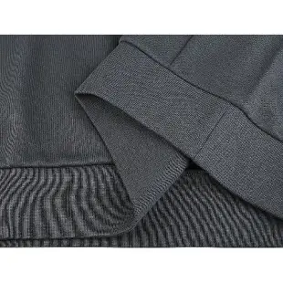 EMPORIO ARMANI EA7閃亮立體黑字LOGO字母設計棉質混紡長袖連帽T恤(男款/灰)