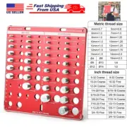 Standard and Metric Nut and Bolt 42 Thread Checker Bolt and Nut Identifier Gaug