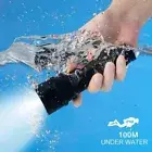 LED Scuba Diving Flashlight Torch Underwater 100M Waterproof Light Rechargeable