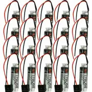 20PCS ER6VC3N ER6V/3.6V 2Ah+JAE5PIN The PLC Plug battery CNC for Yaskawa TOSHIBA