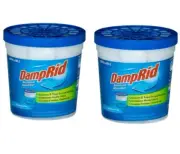 2 × DampRid FG01K Fragrance Free Moisture Absorber Dehumidifier - 10.5 Oz (2 Pk)