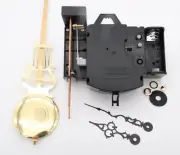 QUARTZ BIM BAM STRIKE PENDULUM CLOCK MOVEMENT KIT WITH CHIME RODS LYRE PENDULUM
