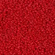 Opaque Red Miyuki Seed Beads 15/0 (15-9408-TB)