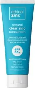 Ethical Zinc Natural Clear Zinc Sunscreen SPF 50+ 100g