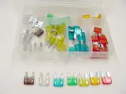 50 Mini Blade Fuses Kit Assortment GM Electrical Box 5-30 Amps NOS Car Truck SS