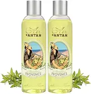 Set Premium Provence French Vintage Shower Gel Pack of 2x250ml - Blend of Organic Verbena, Bergamot and Lemon. Un Air d'Antan Exclusive Fresh Invigorating Perfume - Moisturising and Revitalising Paraben-Free Formula, Vegan Suitable. For Men and Women. ..