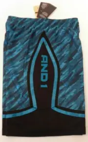 New 3XLARGE And1 Mens Basketball Gym Workout Running Shorts Waist 48"-50" Blue
