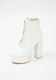Ivory Femme Flair Platform Boots