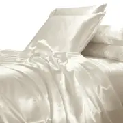 Satin Sheet Set - Ivory Cream