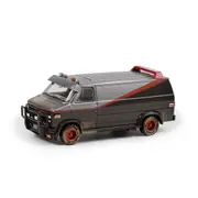 Greenlight Licensed 1:24 Scale A Team GMC Vandura 1983 Diecast Model Car Black