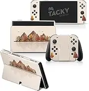 Tacky Design Mountain Skin Compatible with Nintendo Switch OLED Skin- Vinyl 3M Nintendo Switch OLED Stickers Set - Switch OLED Skin for Console, Dock, Joy Con Wrap - Decal Full Wrap