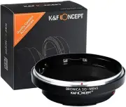 K&F Concept Lens Mount Adapter for Bronica SQ Lens to Mamiya 645 Pro Camera