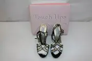 TOUCH UPS by Benjamin Walk - Sasha 559M Size: 8.5M Color: Black/Gold HH: 4"