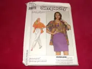 SIMPLICITY #8677 - LADIES SHIRT-TANK TOP-PULL ON PANTS & SKIRT PATTERN 6-8 FF