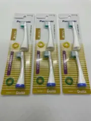Panasonic EW0913-W Replacement Head 6 Pcs Set White Doltz Ion Brush NEW