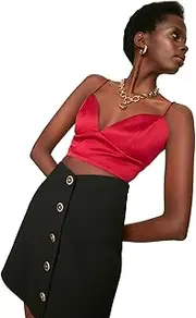 [Trendyol] Women's Burgundy Hanger Bustier