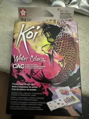 Sakura Koi Watercolors CAC Pocket Field Sketch Box -24 Half Pan Set Creative