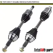 2pcs CV Axle Assembly for Chevrolet Malibu 08-12 Pontiac Saturn 3.6L Front Side (for: Chevrolet)
