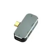 Type C Hub 4 Ports Aluminum Alloy USB Hub 3.0 2.0 Extended Type C Splitter