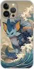 Vaporeon Great Wave Water Sea Kraken Case Cover Silicone / Shockproof / MagSafe