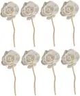 ULDIGI 8Pcs Rattan Sola Flower Reed Diffusers for Home Aroma Rattans Flowers ...