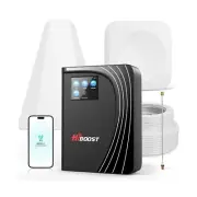 Cell Phone Booster, Cover 7,000 Sq Ft Cell Phone Signal Booster with LCD Touc...