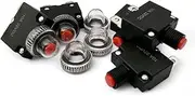 LEDADVANTAGE 12v ~24v 10A Resettable Button Overload Protector Switch Circuit Breakers (5 Pack)
