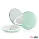 MSELEC Ms.elec米嬉樂 LED迷你補光化妝鏡-薄荷綠 隨身鏡 粉餅鏡 LED鏡