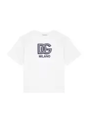Dolce & Gabbana Kids Logo Cotton T-shirt (3-6 Years) - White - 05YR (5 Years) 05YR (5 years)
