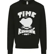 Climate Change Time Running Out Kids Sweatshirt Jumper