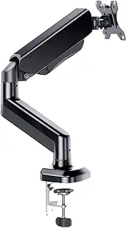 Viviendo Gas Spring Desk Stand and Monitor Arm Single Monitor VESA Desk Monitor Stand, Height Adjustable Swivel Alloy Steel Fits up to 32'' Screens