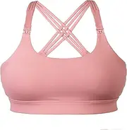 [Dream] High Impact Women's Nursing Sports Bra - Adjustable Maternity Sports Bra - Hands Free Pumping Bra