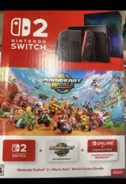 Nintendo Switch 2 Console + Mario Kart World COSTCO BUNDLE
