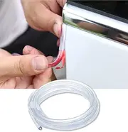 Car Door Edge Guards, 16Ft Car Door Protector Trim Rubber Door Seal Protector U Shape Trim Molding Protection Strip for Most Car (Clear)